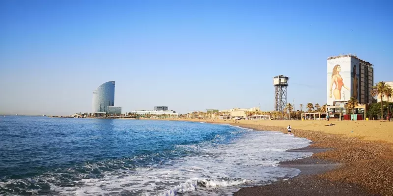 The beaches of Barcelona