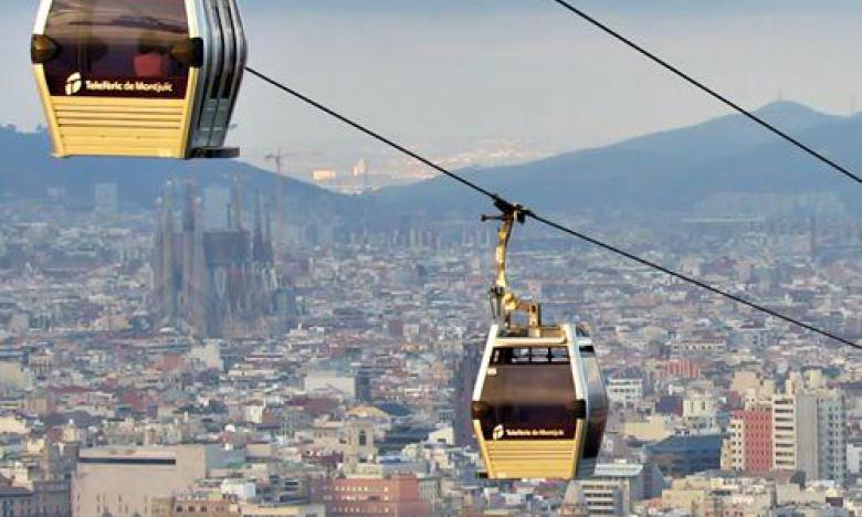 Barcelona cable cars